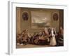 Rehearsal of an Opera, c.1709-Marco Ricci-Framed Giclee Print