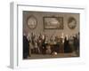 Rehearsal of an Opera, c.1709-Marco Ricci-Framed Giclee Print