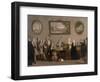 Rehearsal of an Opera, c.1709-Marco Ricci-Framed Premium Giclee Print