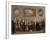 Rehearsal of an Opera, c.1709-Marco Ricci-Framed Giclee Print