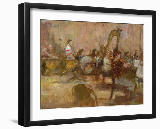 Rehearsal of the New York Philharmonic-Bernard Dunstan-Framed Giclee Print