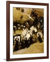 Rehearsal of the Pasdeloup Orchestra at the Cirque D’ Hiver, 1876-John Singer Sargent-Framed Giclee Print