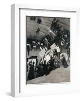Rehearsal of the Pasdeloupe Orchestra-John Singer Sargent-Framed Giclee Print