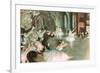 Rehearsal on Stage Edgar Degas-Edgar Degas-Framed Art Print