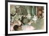 Rehearsal on Stage Edgar Degas-Edgar Degas-Framed Art Print