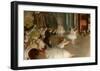 Rehearsal on Stage-Edgar Degas-Framed Giclee Print