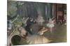 Rehearsal on Stage-Edgar Degas-Mounted Art Print