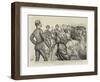 Rehearsing for the Christmas Pantomimes, Drilling the Troops-Charles Paul Renouard-Framed Giclee Print