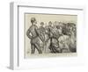 Rehearsing for the Christmas Pantomimes, Drilling the Troops-Charles Paul Renouard-Framed Giclee Print