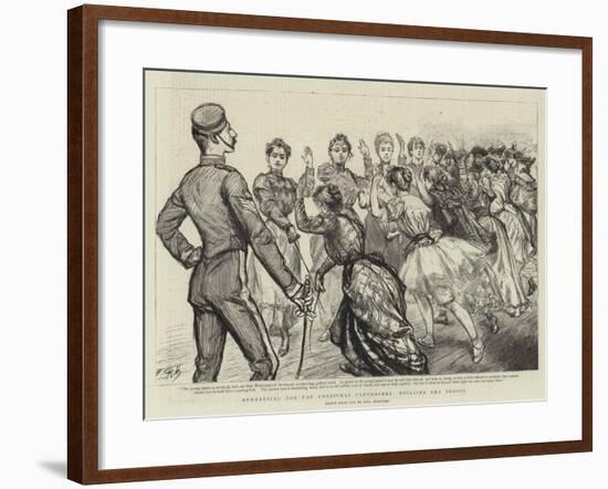 Rehearsing for the Christmas Pantomimes, Drilling the Troops-Charles Paul Renouard-Framed Giclee Print