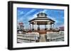 Rehoboth Beach, Delaware - Bandstand Day-Lantern Press-Framed Art Print