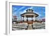 Rehoboth Beach, Delaware - Bandstand Day-Lantern Press-Framed Art Print