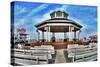 Rehoboth Beach, Delaware - Bandstand Day-Lantern Press-Stretched Canvas