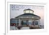 Rehoboth Beach, Delaware - Bandstand Twilight-Lantern Press-Framed Art Print