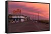 Rehoboth Beach, Delaware - Dolles and Sunset-Lantern Press-Framed Stretched Canvas