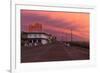 Rehoboth Beach, Delaware - Dolles and Sunset-Lantern Press-Framed Art Print