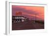 Rehoboth Beach, Delaware - Dolles and Sunset-Lantern Press-Framed Art Print