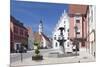 Reichsstattbrunnen Fountain and Pilgrimage Church Heilig Kreuz-Markus-Mounted Photographic Print