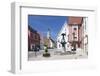 Reichsstattbrunnen Fountain and Pilgrimage Church Heilig Kreuz-Markus-Framed Photographic Print