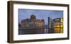 Reichstag and Paul Loebe House in the evening, Berlin, Germany-null-Framed Art Print