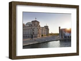 Reichstag at Sundown, Berlin, Germany-Markus Lange-Framed Photographic Print