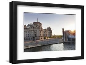 Reichstag at Sundown, Berlin, Germany-Markus Lange-Framed Photographic Print