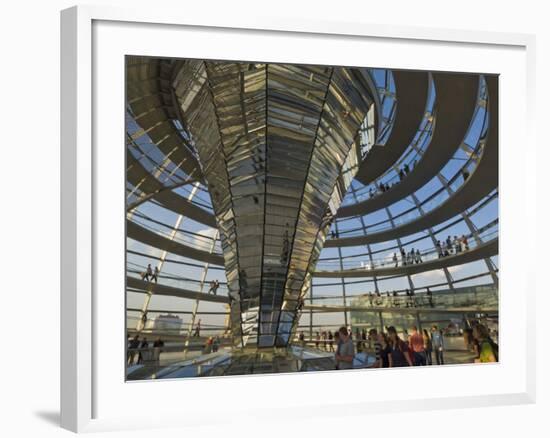 Reichstag Building, Designed by Sir Norman Foster, Berlin, Germany-Neale Clarke-Framed Photographic Print