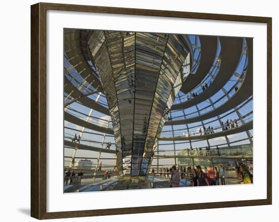 Reichstag Building, Designed by Sir Norman Foster, Berlin, Germany-Neale Clarke-Framed Photographic Print