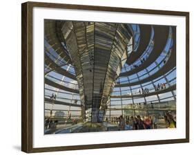 Reichstag Building, Designed by Sir Norman Foster, Berlin, Germany-Neale Clarke-Framed Photographic Print