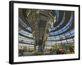 Reichstag Building, Designed by Sir Norman Foster, Berlin, Germany-Neale Clarke-Framed Photographic Print