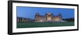 Reichstag (Deutscher Bundestag/Parliament Bldg), Berlin, Germany-Jon Arnold-Framed Photographic Print
