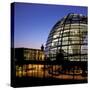 Reichstag Domed Roof, Berlin, Germany-Walter Bibikow-Stretched Canvas