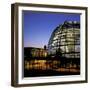 Reichstag Domed Roof, Berlin, Germany-Walter Bibikow-Framed Photographic Print