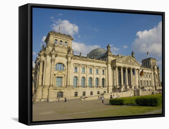 Reichstag Parliament Building, Berlin, Germany, Europe-Neale Clarke-Framed Stretched Canvas