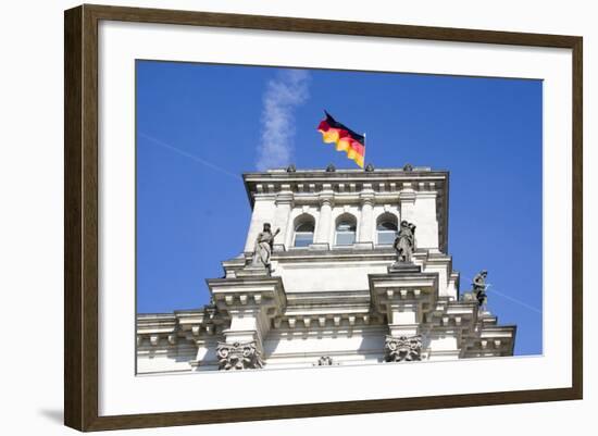 Reichstag. Parliament Building. Berlin. Germany-Tom Norring-Framed Photographic Print