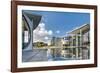 Reichstag, Paul Löbe Haus and River Spree, Berlin, Germany-Sabine Lubenow-Framed Photographic Print