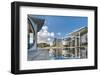 Reichstag, Paul Löbe Haus and River Spree, Berlin, Germany-Sabine Lubenow-Framed Photographic Print