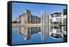 Reichstag, Paul Löbe Haus and River Spree, Berlin, Germany-Sabine Lubenow-Framed Stretched Canvas