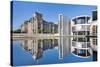 Reichstag, Paul Löbe Haus and River Spree, Berlin, Germany-Sabine Lubenow-Stretched Canvas