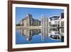 Reichstag, Paul Löbe Haus and River Spree, Berlin, Germany-Sabine Lubenow-Framed Photographic Print