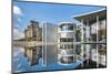 Reichstag, Paul Löbe Haus and River Spree, Berlin, Germany-Sabine Lubenow-Mounted Photographic Print