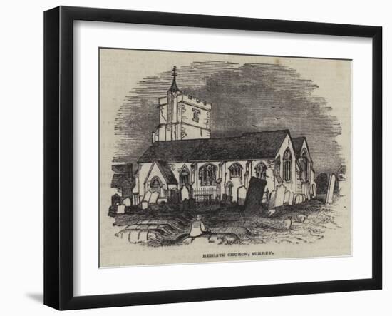 Reigate Church, Surrey-null-Framed Giclee Print