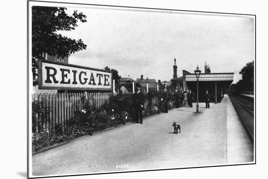 Reigate Station, Surrey-null-Mounted Photographic Print