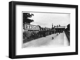 Reigate Station, Surrey-null-Framed Photographic Print