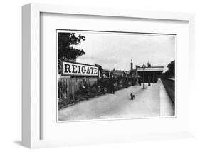 Reigate Station, Surrey-null-Framed Photographic Print