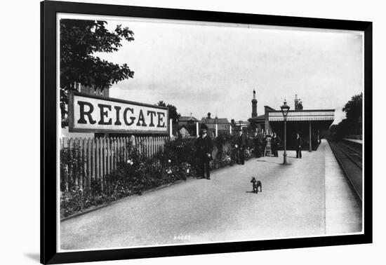 Reigate Station, Surrey-null-Framed Photographic Print