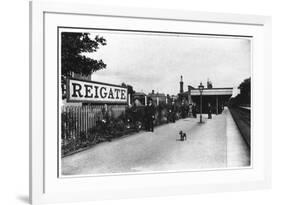 Reigate Station, Surrey-null-Framed Photographic Print