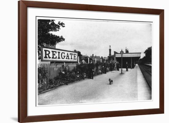 Reigate Station, Surrey-null-Framed Photographic Print