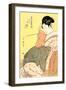 Reigning Beauties: Leisure Time-Kitagawa Utamaro-Framed Art Print