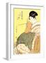 Reigning Beauties: Leisure Time-Kitagawa Utamaro-Framed Art Print